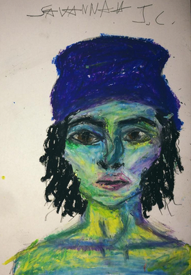 Blueth
The state of being blue; blueness.
Blue Hat Portrait (Oil Painting)
Blue Hat
Oil Painting