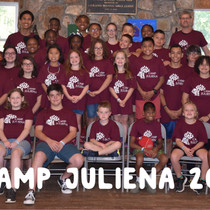 Group picture of campers in 2018