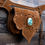Thumbnail: leather festival utility belt with chrysocolla ✰𝐋𝐞𝐚𝐭𝐡𝐞𝐫 𝐇𝐢𝐩 𝐁𝐚𝐠✰