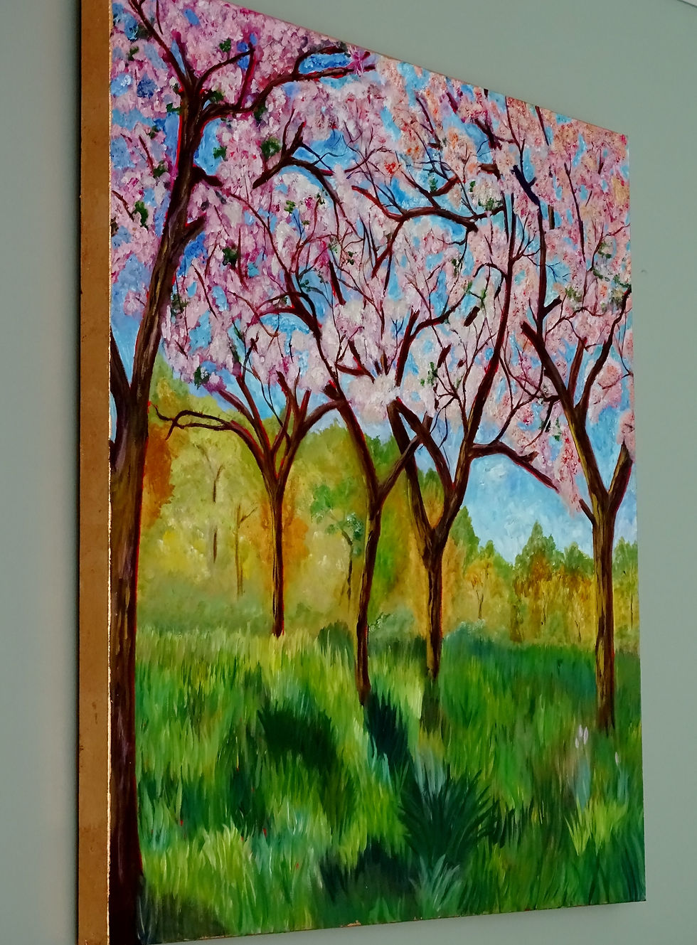Thumbnail: Monet Inspired Cherry Trees