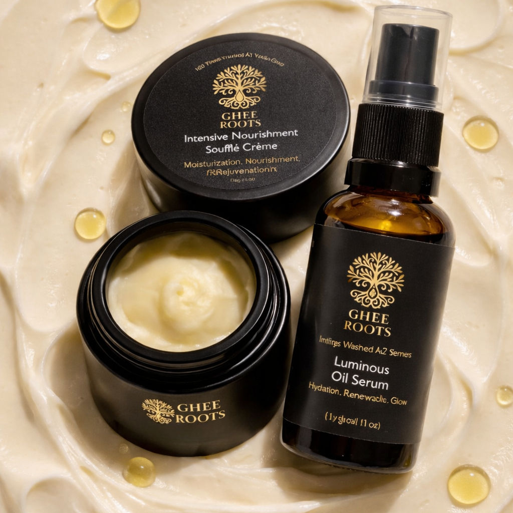 Luminous Oil Serum + Intensive Nourishment Soufflé Crème