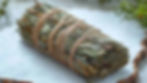 rustic sage bundle with cedar, pine needles, and garden sage