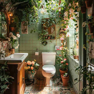 Best Indoor Plants & Stylish Pots for a Fresh Bathroom Look