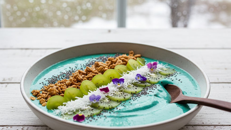 Mermaid Green Smoothie Bowl