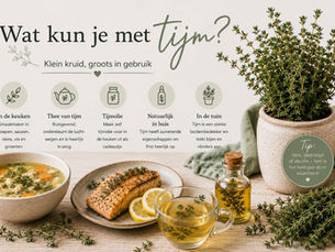 Wat kun je met tijm? 10 praktische ideeƫn met verse en gedroogde tijm