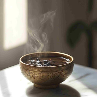 Arabian Oud, Agar wood in an incense holder