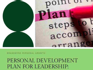 an image with the overlay text Personal Development Plan for Leadership: Skills You Need for 2025