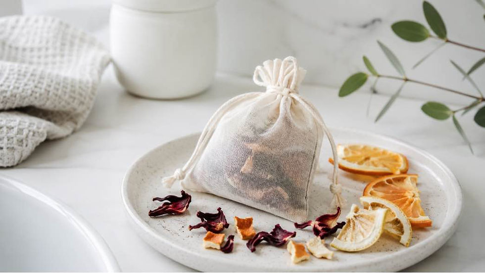 Hibiscus and Citrus Bath Sachet: A Botanical Recipe