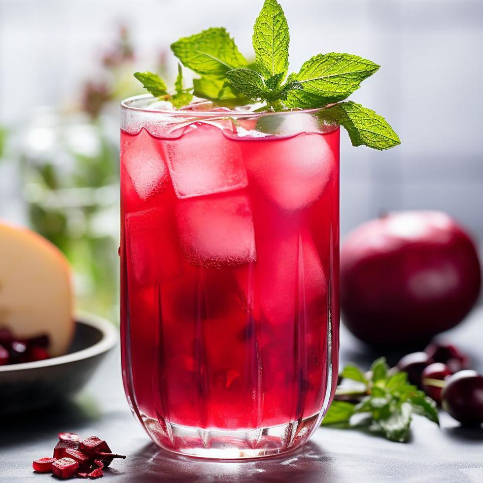 Menopause Mocktails: Beetroot Apple Sparkler