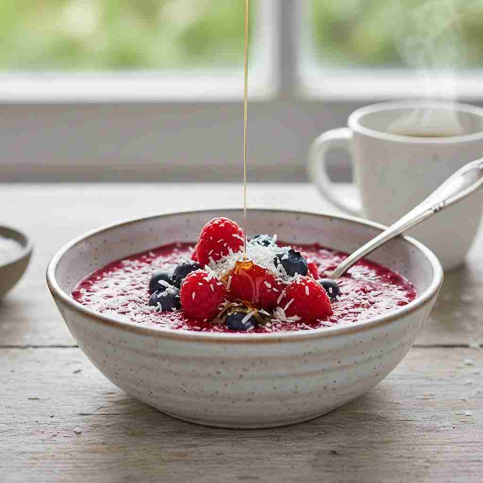 Ruby Red Velvet Porridge