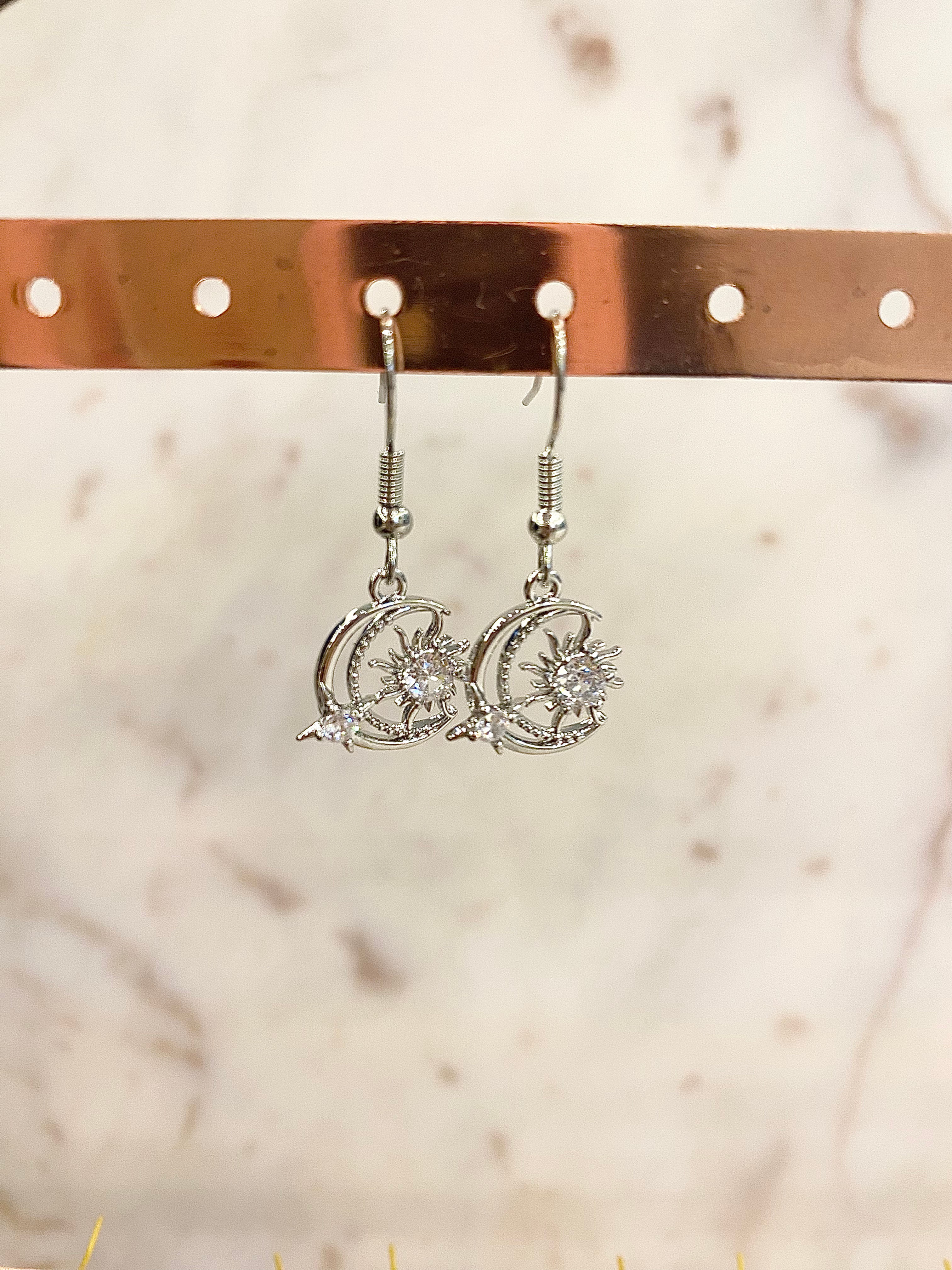 Starry night earrings