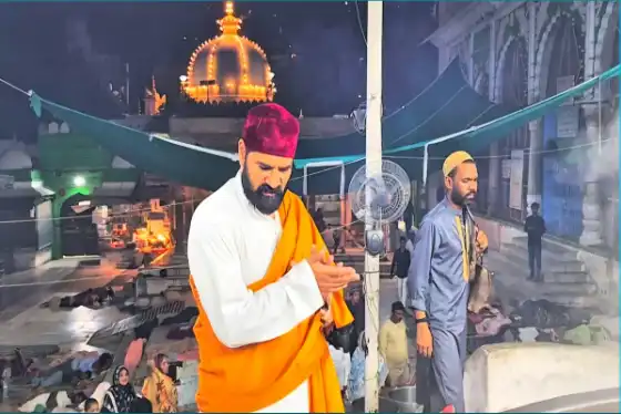 Khwaja Garib Nawaz spiritual portrait inspired respectful artwork