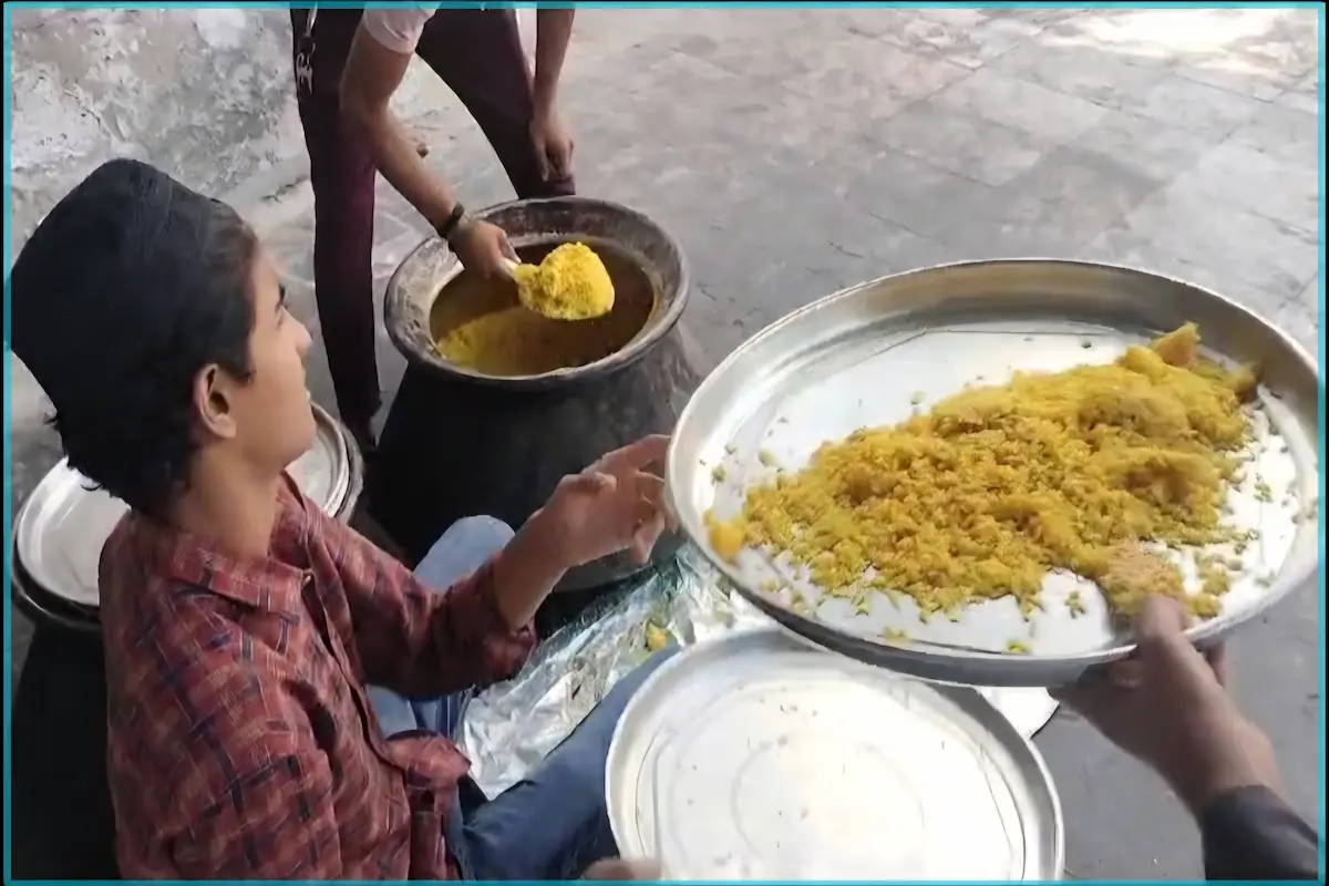 Ajmer Sharif Dargah inner area filled with Milad prayers