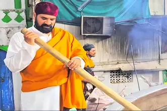 Hereditary key holders Gaddi Nasheen Ajmer Sharif led by Syed Fakhar Nawaz Chishti