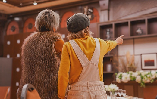 ビンクロウエディング、装飾