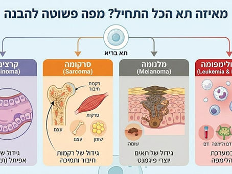 סרטן זו לא מחלה אחת: המדריך לסוגי הגידולים