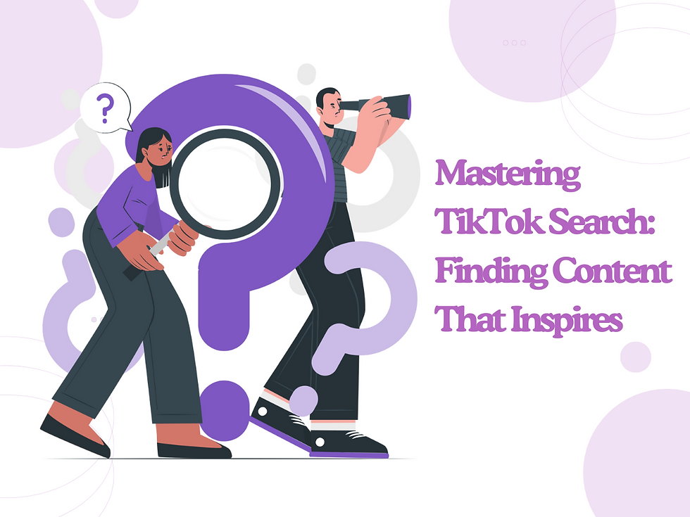 Mastering TikTok Search: Finding Content That Inspires (People Illustration by Storyset)