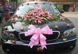 wedding car decoration
