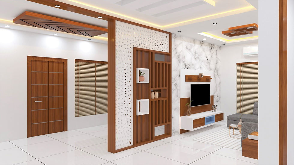 Plywood Jali parttition