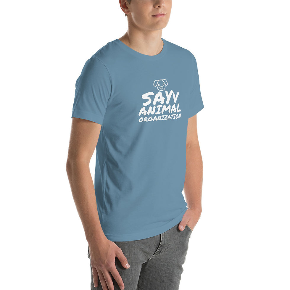 Thumbnail: Unisex t-shirt (SAYv Animal Org)