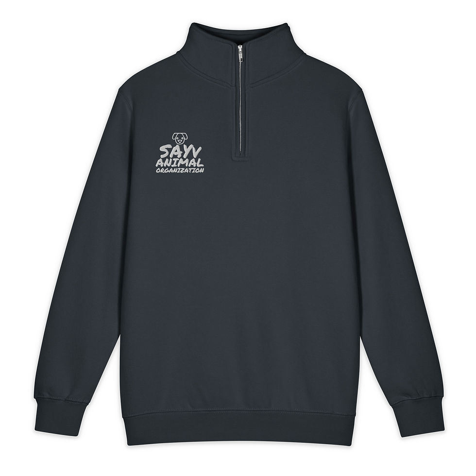 Thumbnail: SAYv Animal Org - Premium 1/4 Zip Sweatshirt