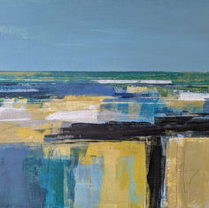 sandy beach painting