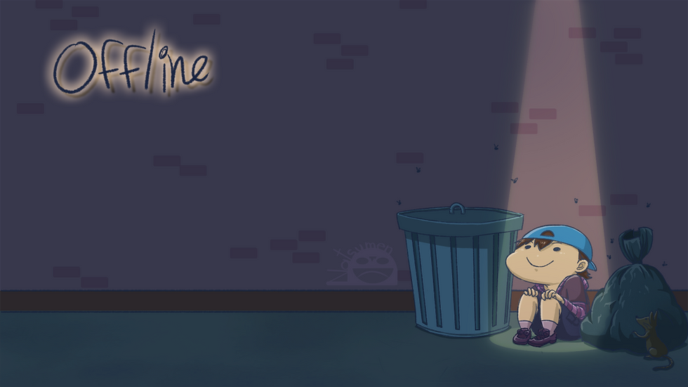 Capssimistic's offline banner