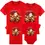 Thumbnail: Dad Mom Baby Christmas T-Shirt Clothing for Family Matching Outfits
