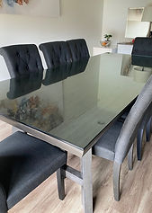 Glass table top protectors