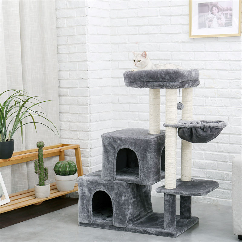 Thumbnail: Luxury Small Cat Tree Cat Condo Tower