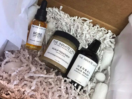 Scalp treatment, hair mask & a rose elixir