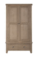 AYL robe showcasing sleek wooden finish, a high-quality storage solution