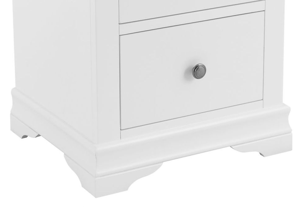 Thumbnail: Malmo White Bedside Locker
