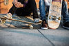 Young Skater Relaxing