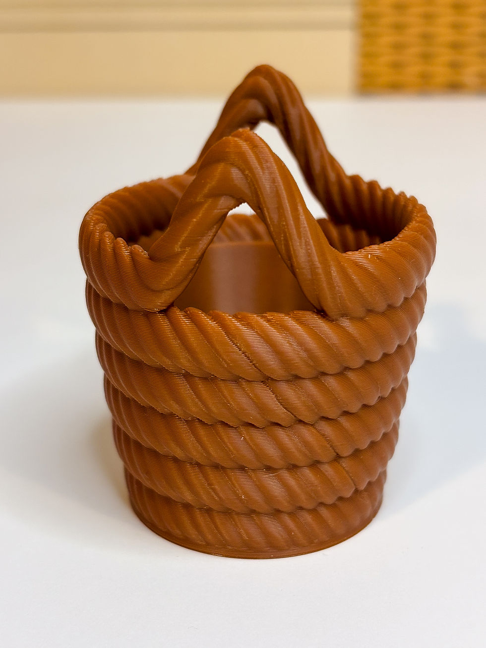 3D Printed Basket (brown)
