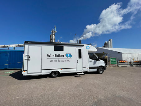 När smittan kom till industrin – masstestning vid bruket i Mönsterås 