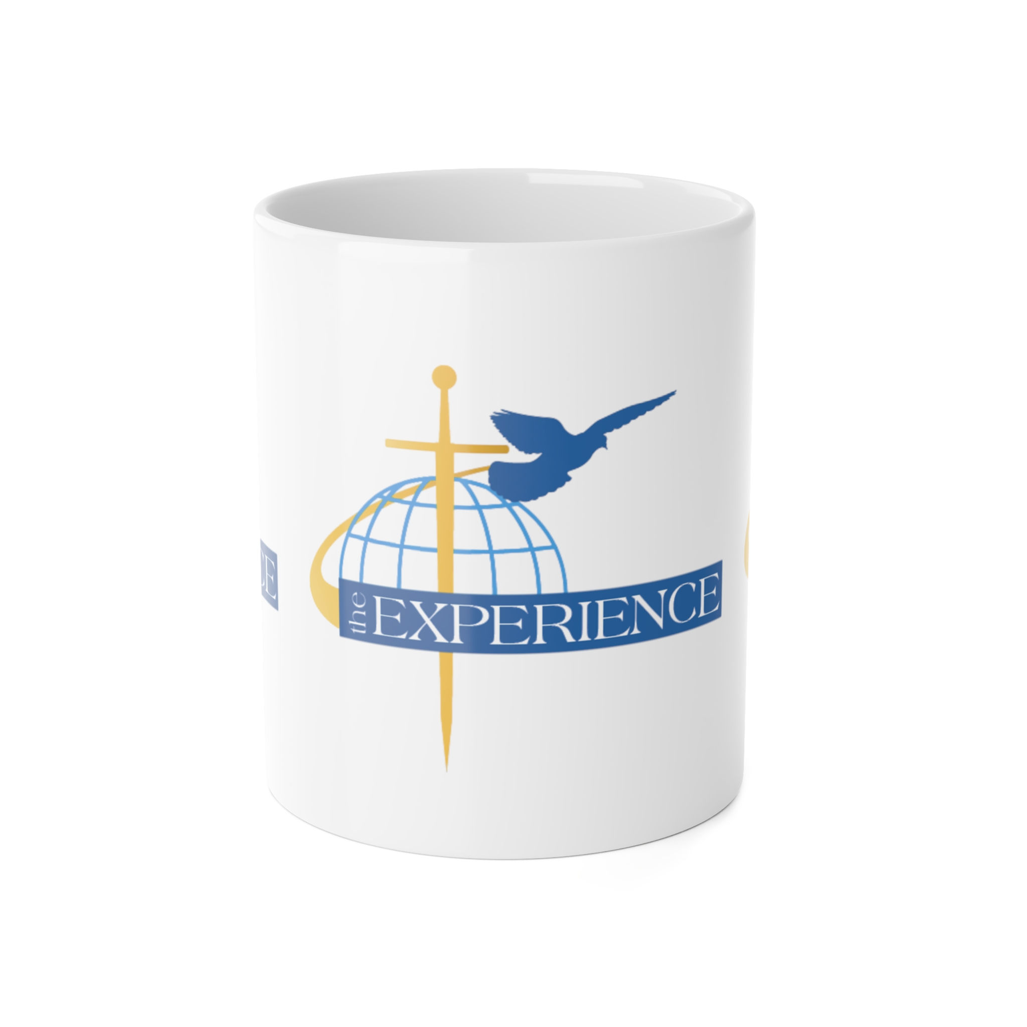 The Experience Logo Ceramic Mug — Inspirational Christian Coffee Mug