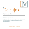 ❓De cujus ❓
