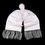 Thumbnail: 100% Silk White Scarf With Heavy Lining SKU #5-L-9