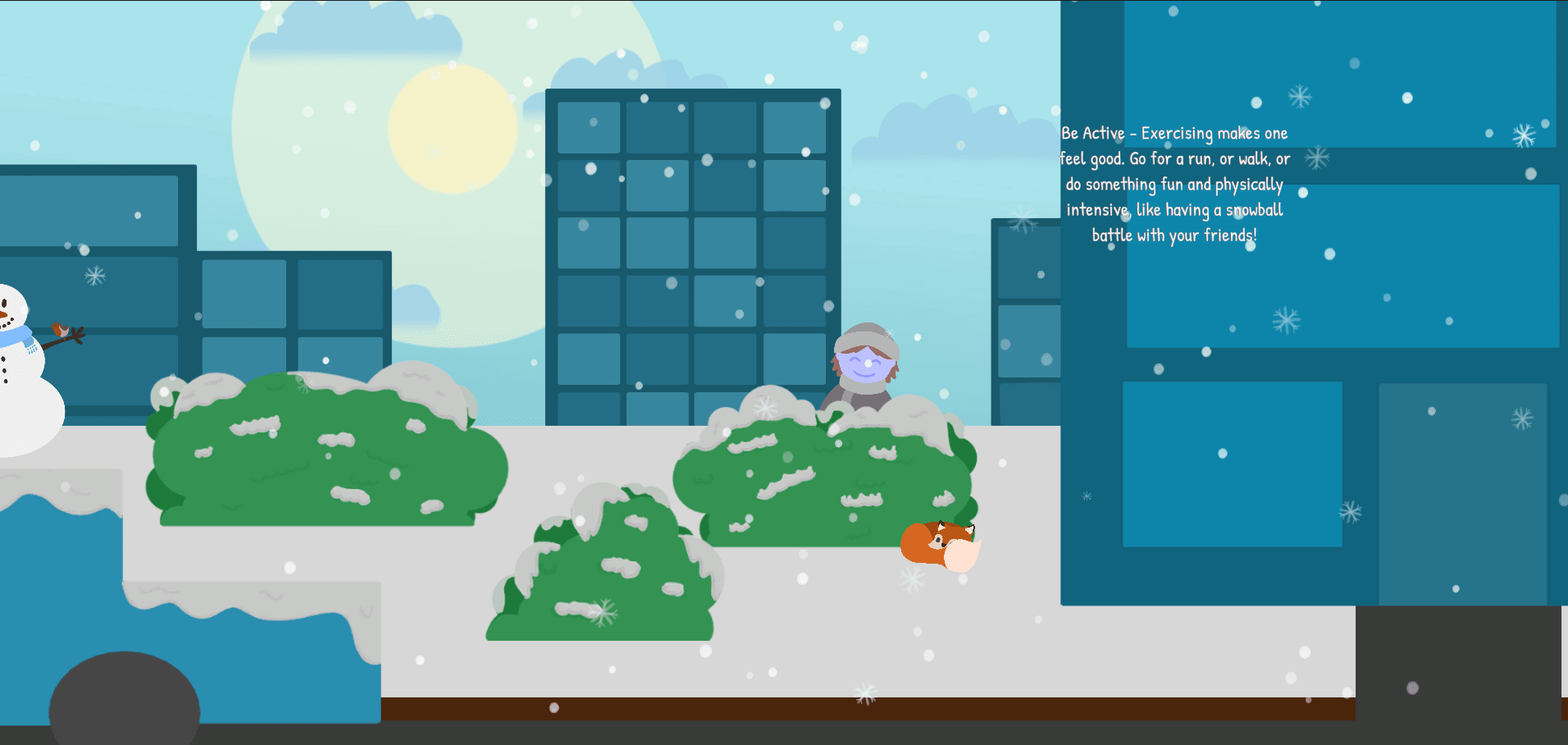 VFX & Snow Background