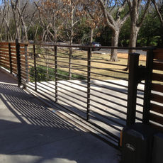 Residential slide gate