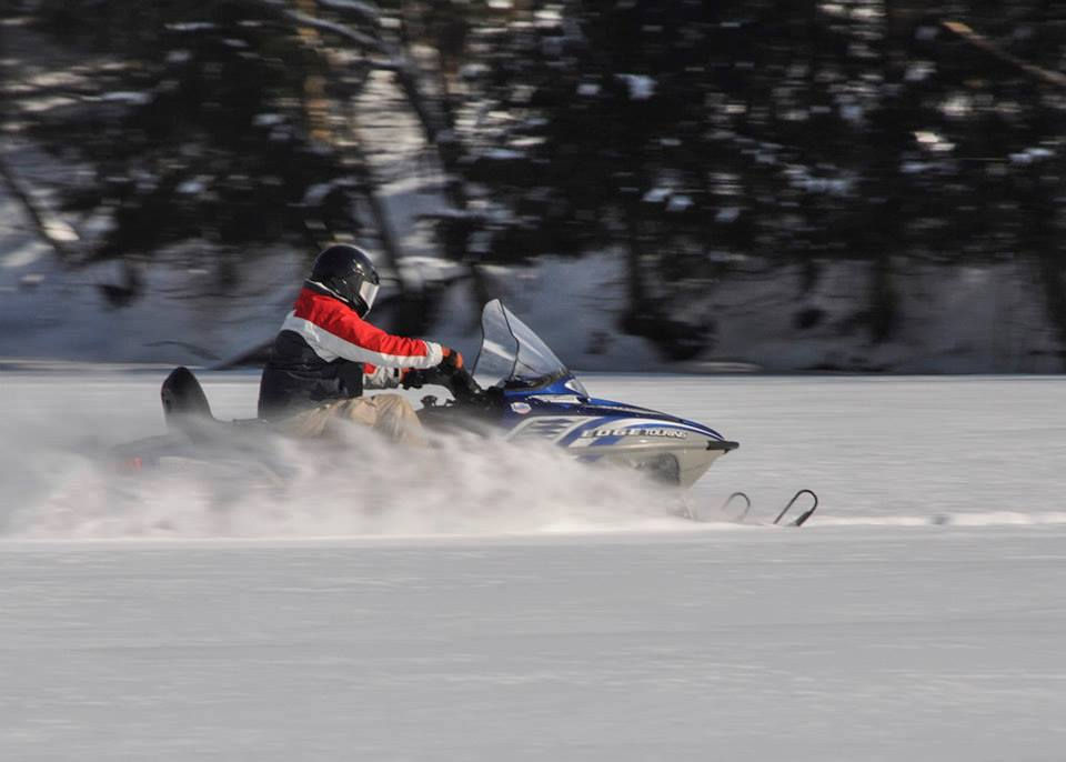 Snowmobiling