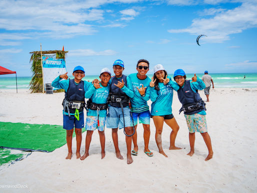 Year two of the El Cuyo Kite Fest kicked off today!