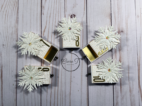 Christmas Advent Calendar Matchboxes | Tim Holtz Matchbox Bigz Dies Week 2