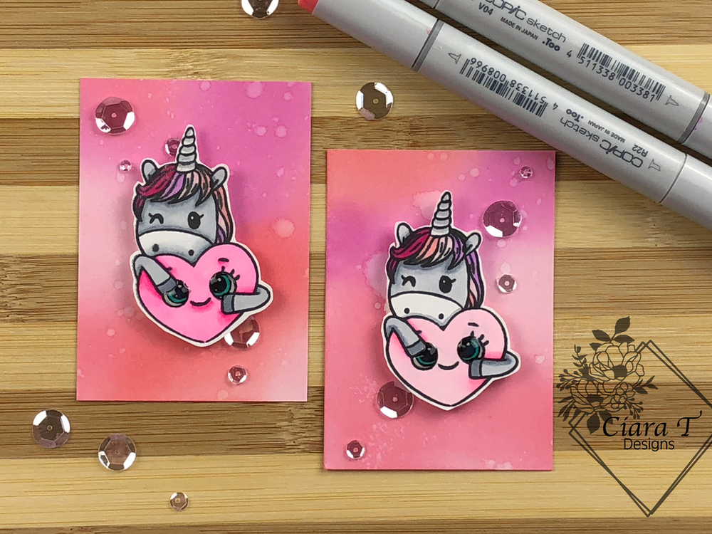 Unicorn Love Artist Trading Card (ATC)