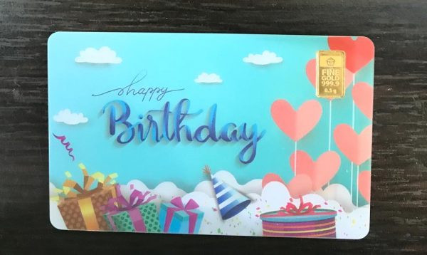 Antam Logam Mulia Gift Series Happy Birthday 0,5 gr