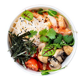 vegetable salad in white ceramic bowl_ed