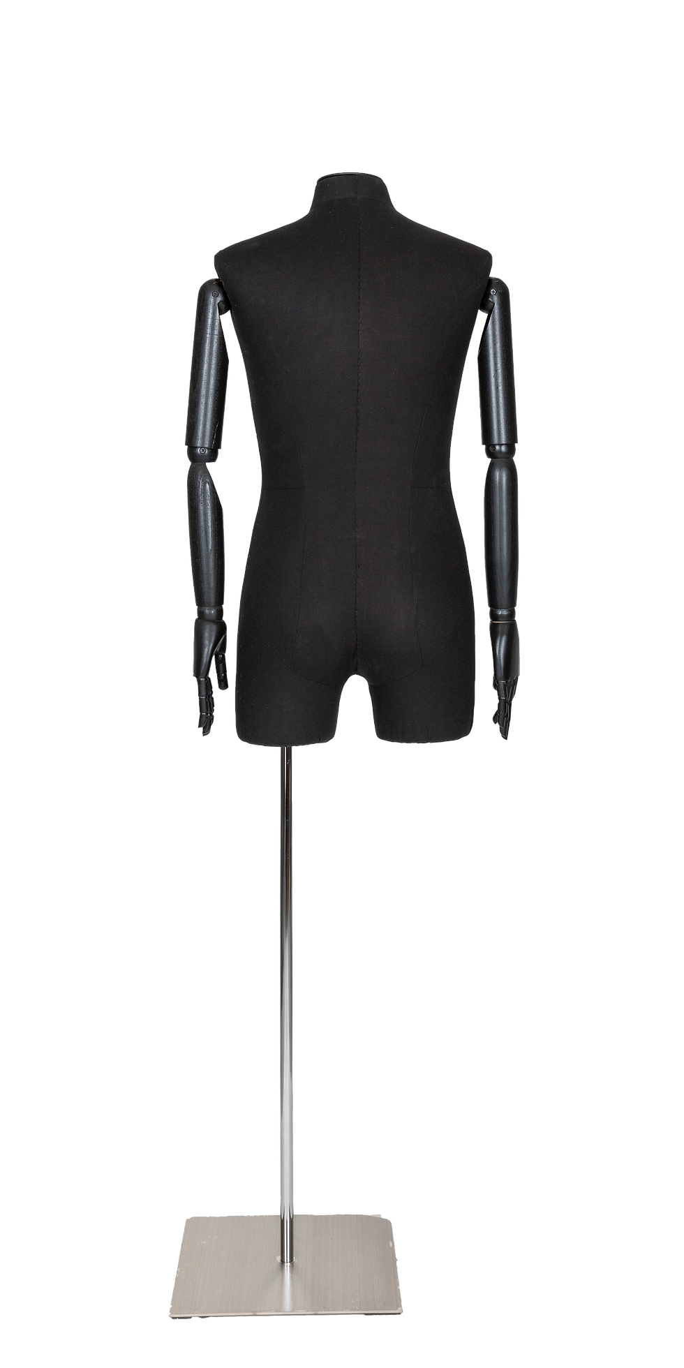 Miniature : Torso noir homme avec bras en bois - Black Pearl