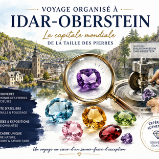  GemExplore : La tradition lapidaire d'Idar-Oberstein, du 2 au 4 novembre 2026