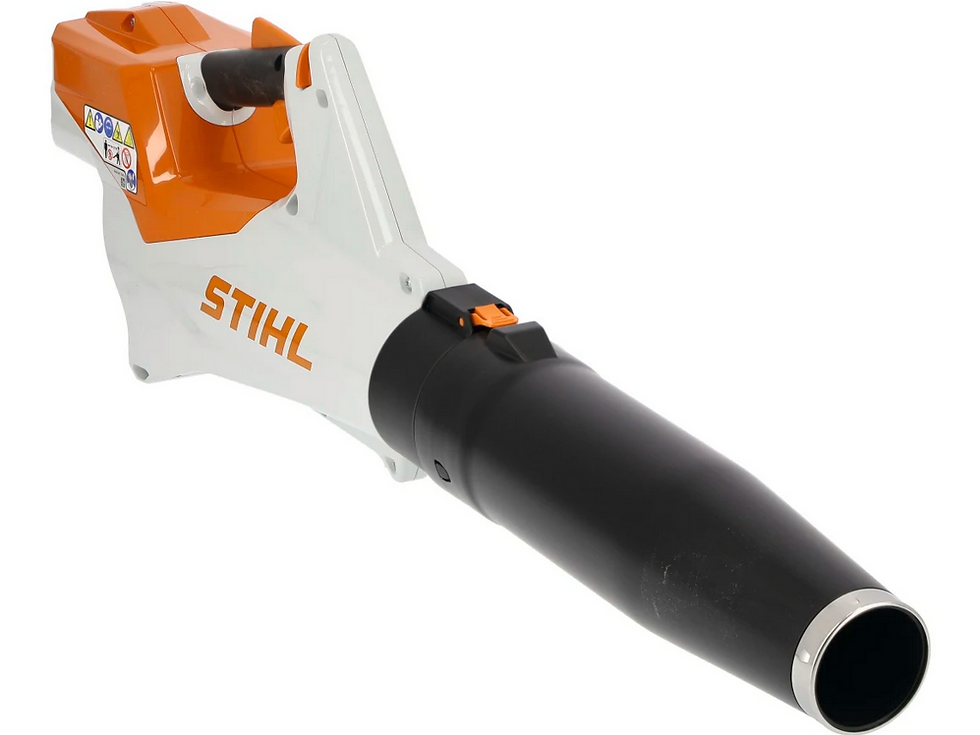 Stihl Laubbläser weiß orange